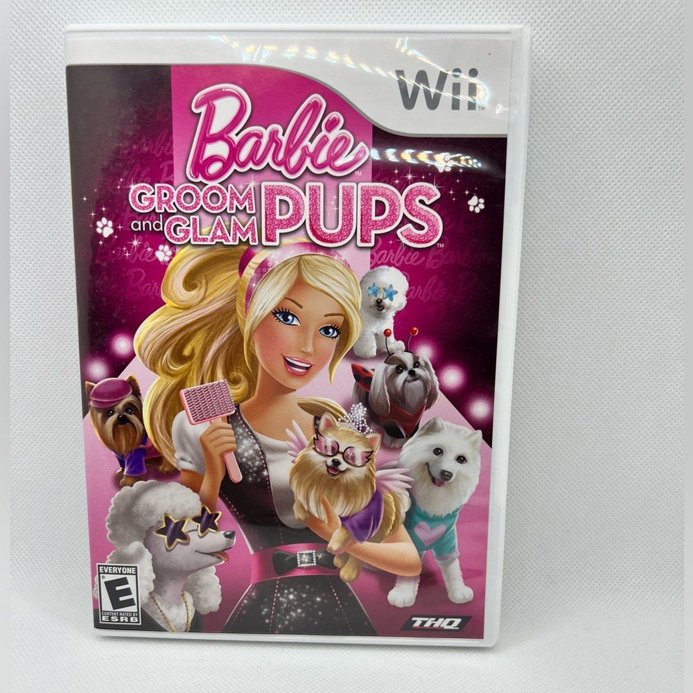 Barbie Groom and Glam Pups Wii Game
